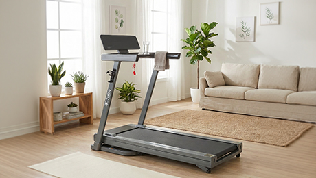 Löpband i vardagsrum