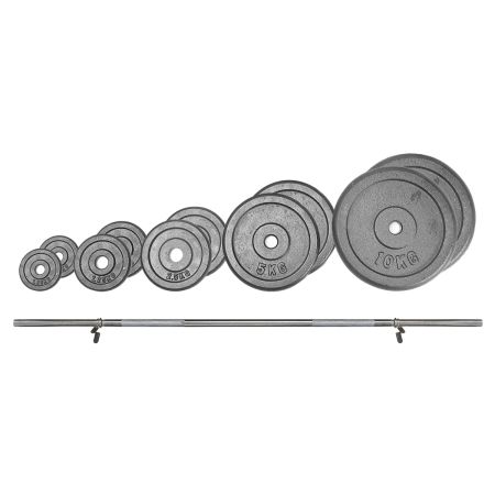 Enkelt skivstångsset 40kg (25mm)