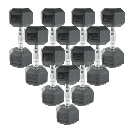 Hantelpaket Hexhantlar 1-10kg