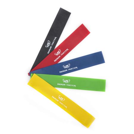 Robbans baspaket med 5 st power bands i färgerna svart