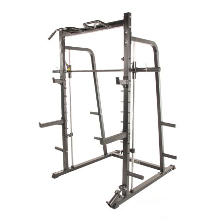 Thor Fitness Home Smith 003 – komplett träningsstation för hemmagym med Smithstång, dips och Landmine.