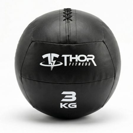Blå Thor Fitness Wallball 9 kg i stryktåligt material