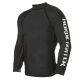 NF Rash Guard Long Sleave Black with logo on arm