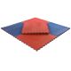 Pusselmatta 40mm röd/blå – Medium hårdhet för kampsport och träning.