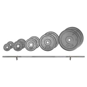 Enkelt skivstångsset 40kg (25mm)