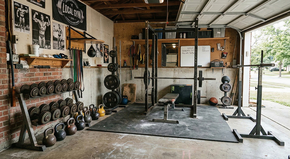 Bygga gym i garaget