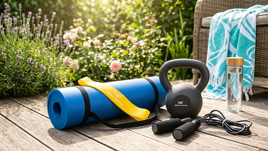 Tre träningspass för lilla utegymmet