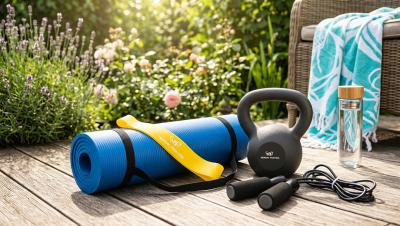 Tre träningspass för lilla utegymmet